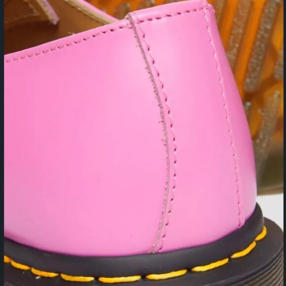 NEW Dr. Martens 1461 Thrift Pink Smooth Leather Oxford Shoes Men Size 8 Boots - Picture 3 of 3